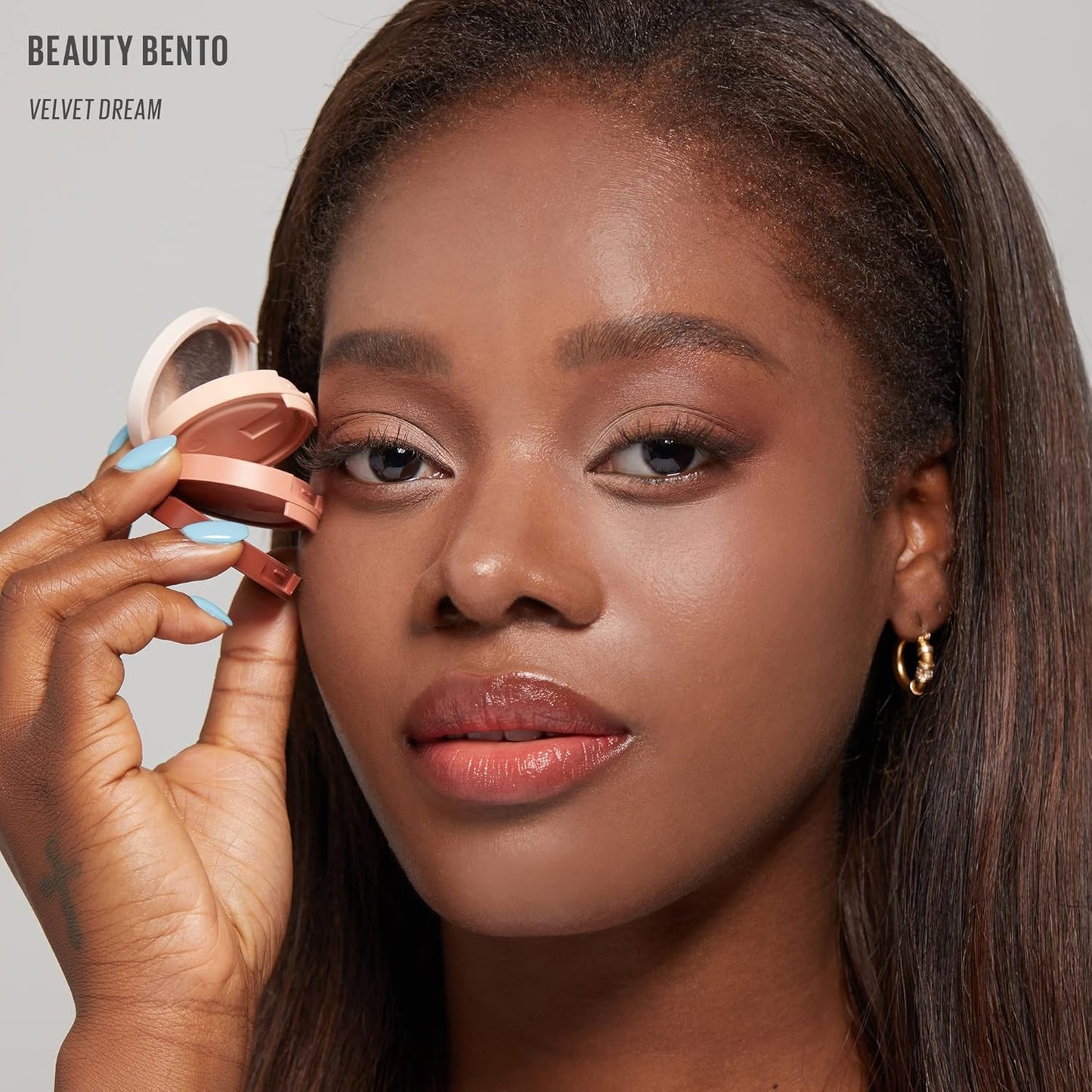 Kaja Beauty Bento Collection - 3 x 0.03oz. (0.9g) / Viral Bouncy Shimmer & High-Pigment Eyeshadow Trio