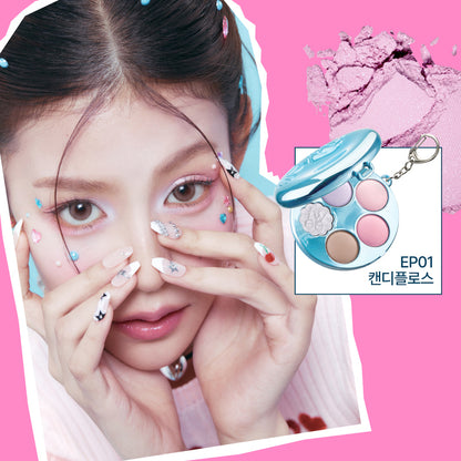 fwee Pocket Eye Palette (5 Colors) เติมความหวานให้ดวงตาด้วยสีสันสุดละมุน! เนื้อสัมผัสนุ่มเกลี่ยง่าย สีชัดสวยครบในตลับเดียว #fwee Pocket Eye Palette