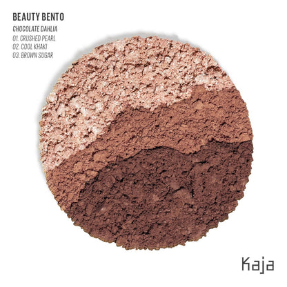 Kaja Beauty Bento Collection - 3 x 0.03oz. (0.9g) / Viral Bouncy Shimmer & High-Pigment Eyeshadow Trio