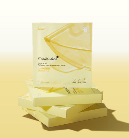 Medicube KOJIC ACID TURMERIC BRIGHTENING GEL MASK 4ea
