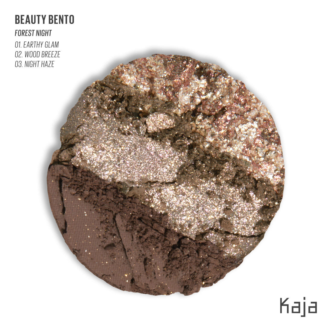 Kaja Beauty Bento Collection - 3 x 0.03oz. (0.9g) / Viral Bouncy Shimmer & High-Pigment Eyeshadow Trio
