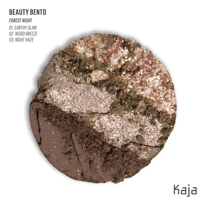 Kaja Beauty Bento Collection - 3 x 0.03oz. (0.9g) / Viral Bouncy Shimmer & High-Pigment Eyeshadow Trio