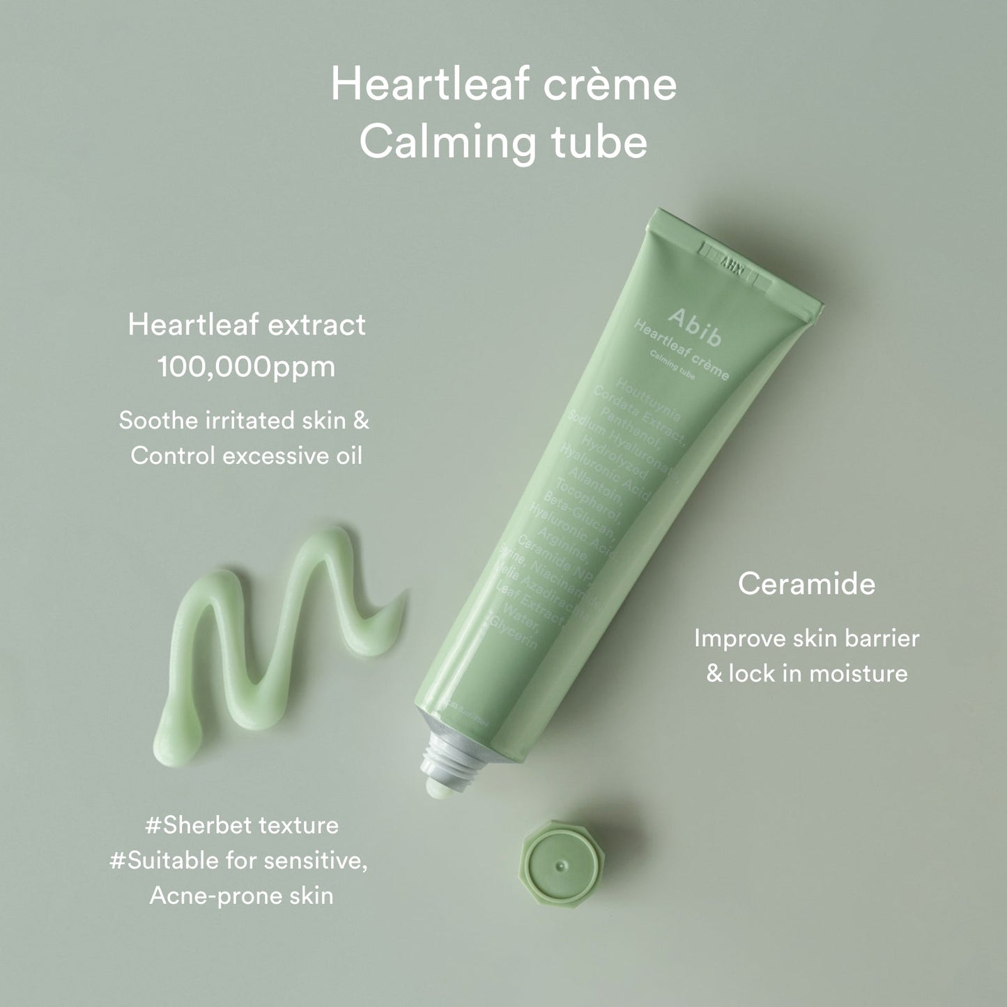 Abib Heartleaf creme Calming Tube 75ml