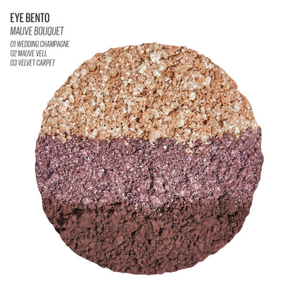 Kaja Beauty Bento Collection - 3 x 0.03oz. (0.9g) / Viral Bouncy Shimmer & High-Pigment Eyeshadow Trio