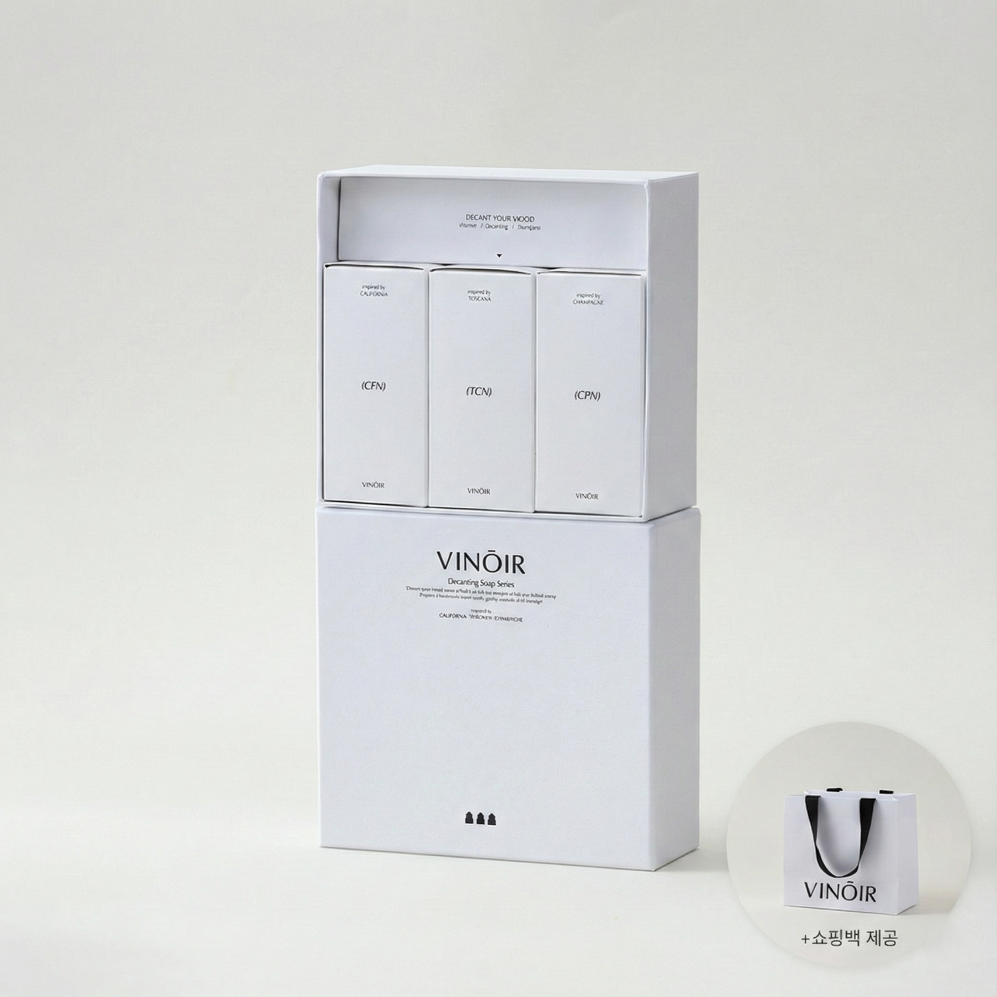 VINŌIR DECANTING SOAP SET