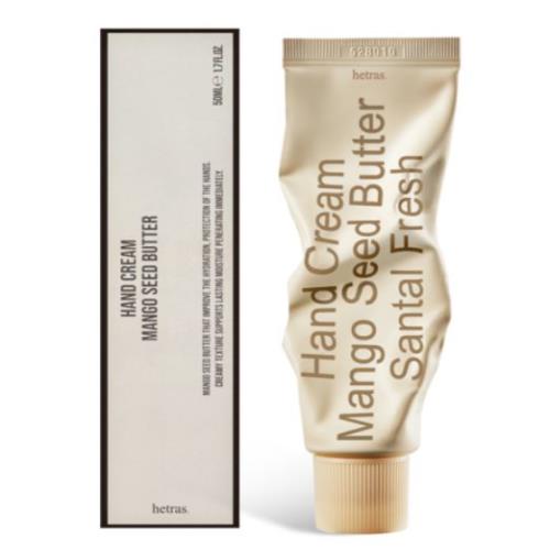 hetras Perfumed Mango Seed Butter Hand Cream (Santal Fresh) 50ml