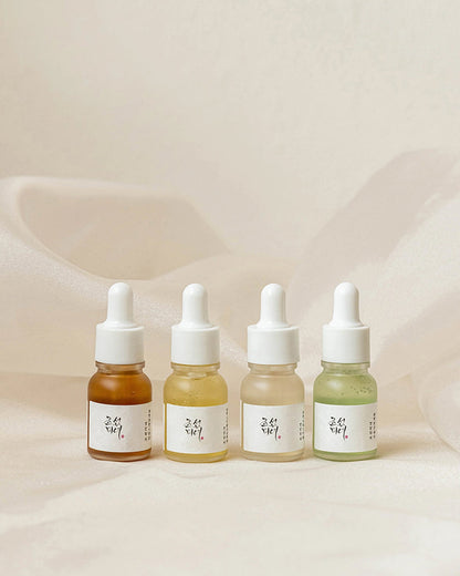 Beauty of Joseon Hanbang Serum Discovery Kit(Revive Serum : Ginseng+Snail Mucin 10ml+Glow Deep Seum : Rice +Alpha Arbutin 10ml+Glow Serum : Propolis+Niacinamide 10ml+Calming Serum : Green tea+Panthenol 10ml)