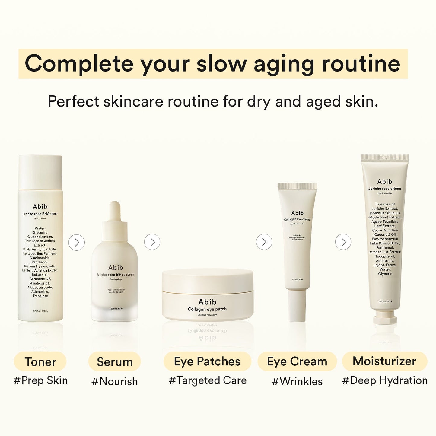 Abib Collagen eye crème Jericho rose tube 30ml