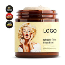 Organic Grass-Fed Beef Tallow Balm with Raw Honey - Handmade All-Natural Moisturizer for Soft, Smooth, Radiant Skin