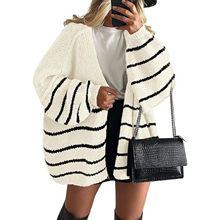 PrettyGarden Women's Oversized Cardigan Sweater Fall Long Lantern Sleeve Knit Open Front Lightweight Sweater Knitwear Tops