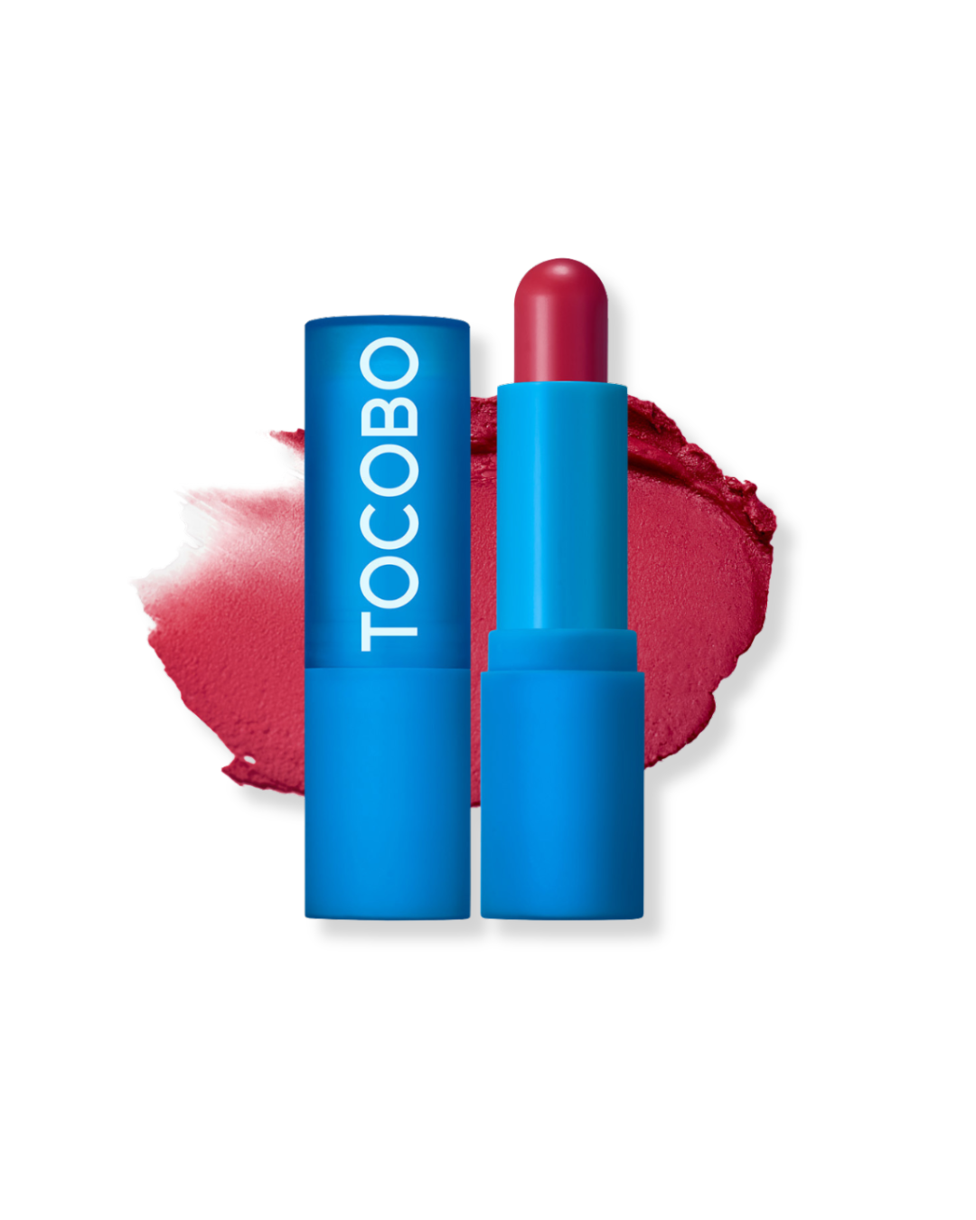 TOCOBO Powder Cream Lip Balm – Vegan Korean Soft Matte Lipstick Balm for Velvet Finish - Moisturizing & Blurring Effect – Lightweight Powdery Texture