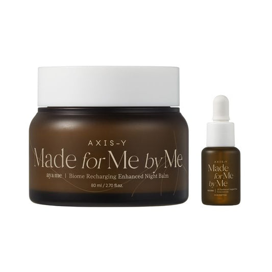 AXIS-Y Ay&me Biome Rechargin g Night Renewal Set Recharging Enhanced Night Balm 80ml+ Panthenol Supporting Concentrate 8ml)