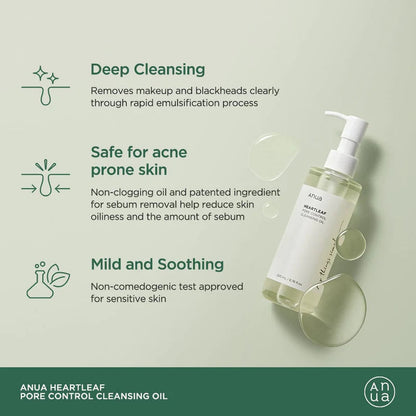 ANUA HEARTLEAF PORE CONTROL CLEANSING OIL 20ml