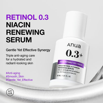 Nano Retinol™ 0.3% + Niacin Renewing Serum 30ml