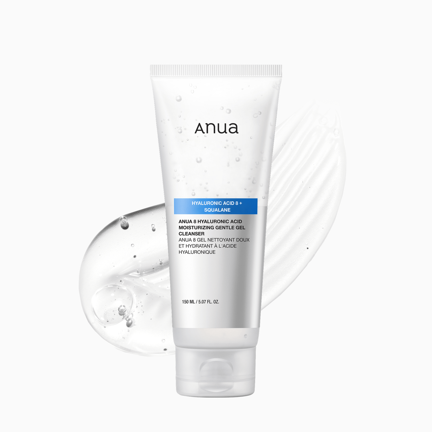 ANUA 8 HYALURONIC ACID MOISTURIZING GENTLE GEL CLEANSER 150ml