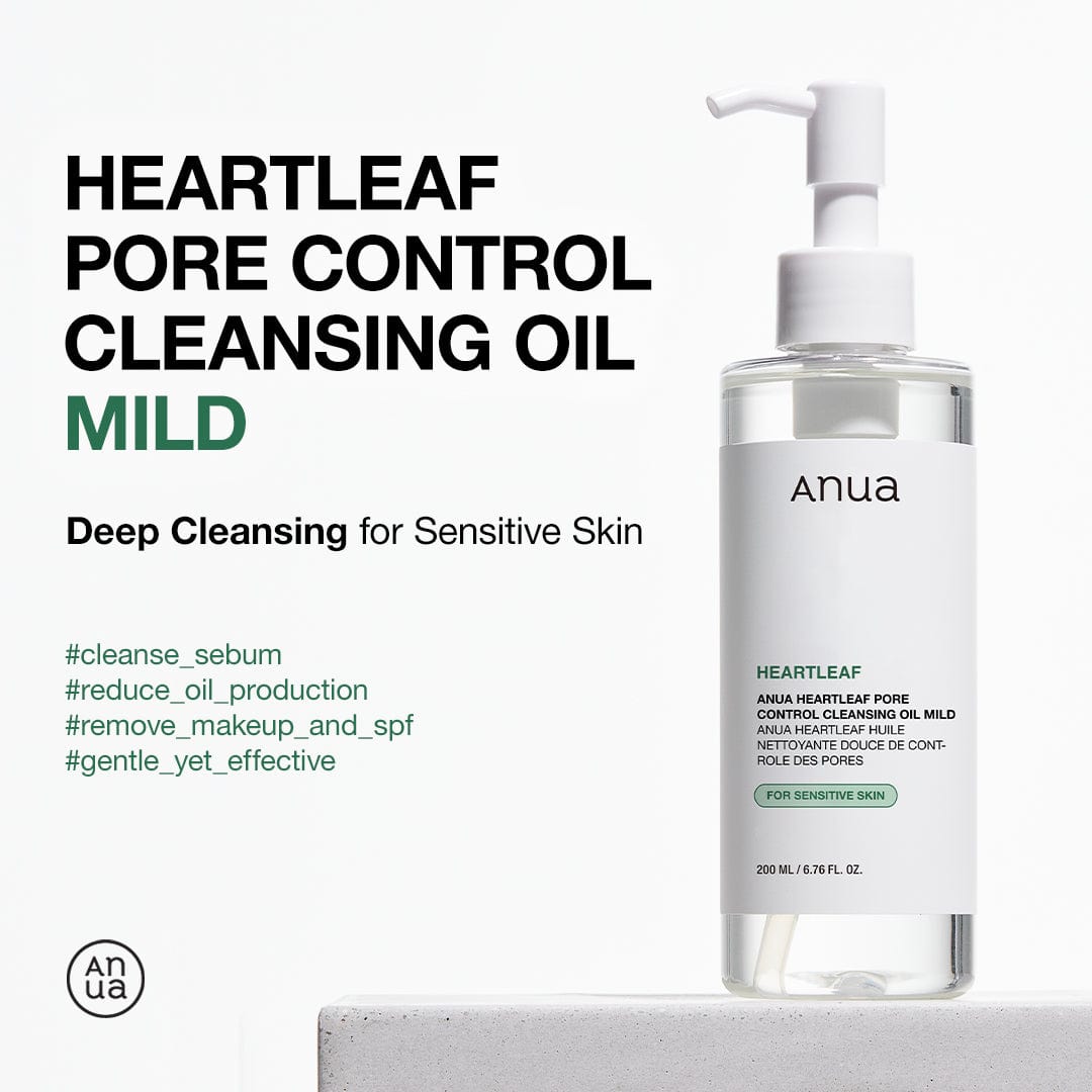 ANUA HEARLEAF PORE CONTROL CLEANSING OIL MILD 200ml