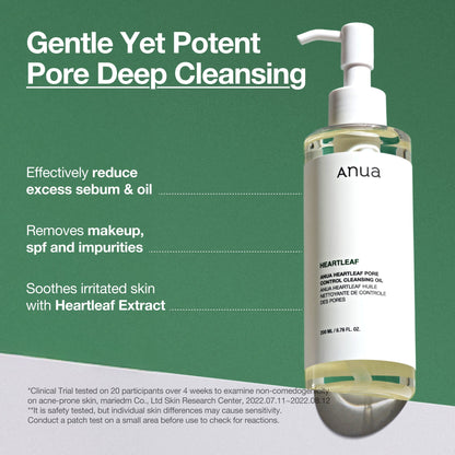 Anua Heartleaf Pore Control Cleansing Oil 200mL
