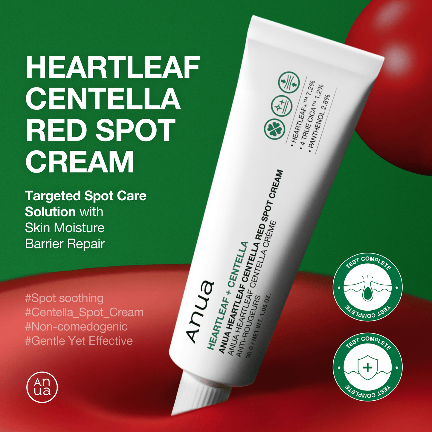 ANUA CENTELLA RED SPOT CREAM 30ml