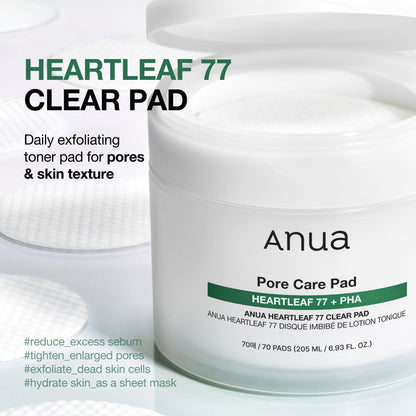 ANUA Heartleaf 77 Clear Pad (70ea)