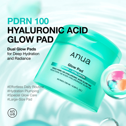 ANUA PDRN HYALURONIC GLOW PAD 180ml (60EA)