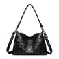 Fashion Niche Genuine Leather Double-sided Kangaroo Shoulder Crossbody Bag
