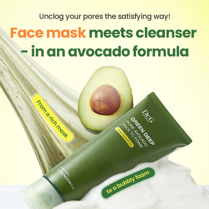 DR.G GREEN DEEP PORE AVOCADO PACK TO FOAM