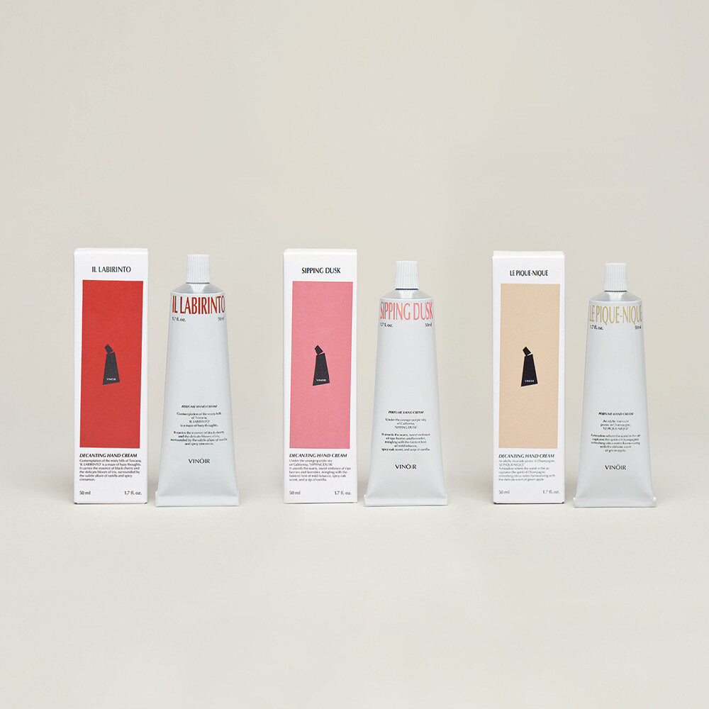 VINŌIR DECANTING HAND CREAM SET