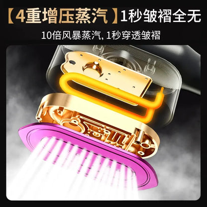 Dr.Flash Garment Steamer for Clothes, Portable Travel Clothing Steamer Iron, 7 Mode with LED Display, 5s Fast Heating, 90° Swivel Handle, New Year Gift