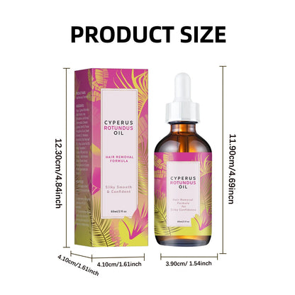 Caramela Beauty Cyperus Rotundus Oil for Natural Permanent Hair Reduction