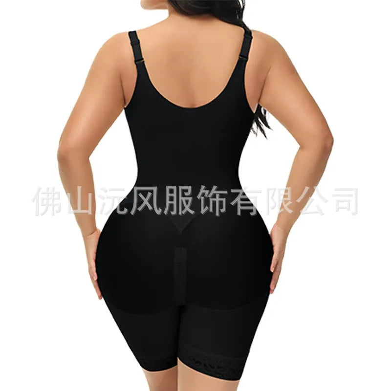 Women’s YIANNA Fajas Colombianas shapewear Tummy Control Butt Lifter Shaper with Zipper Crotch detachable shoulder strap
