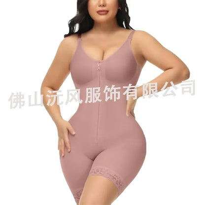Women’s YIANNA Fajas Colombianas shapewear Tummy Control Butt Lifter Shaper with Zipper Crotch detachable shoulder strap
