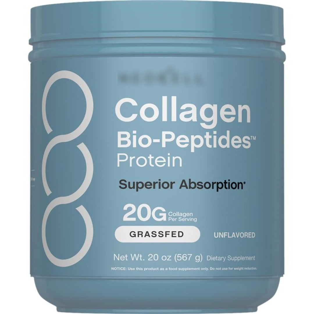 NeoCell Collagen Bio-Peptides Powder 20oz - Grassfed Protein Supplement - Advanced with 18 Essential Amino Acids