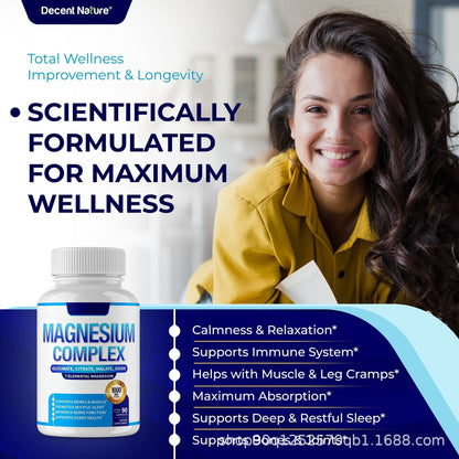 Toplux Magnesium Complex 8 Essential Magnesium Supplement 1000mg