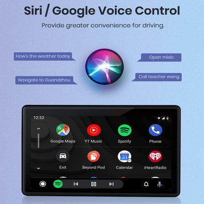 【PASLDA】2025 Upgraded Wireless CarPlay Screen fo Andriod & Iphone : The Ultimate Portable Car Play Adapter for Seamless In-Car Entertainment