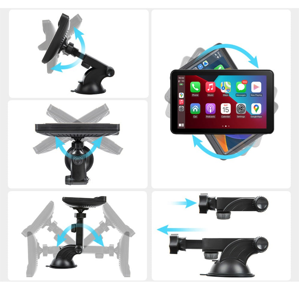 【PASLDA】2025 Upgraded Wireless CarPlay Screen fo Andriod & Iphone : The Ultimate Portable Car Play Adapter for Seamless In-Car Entertainment