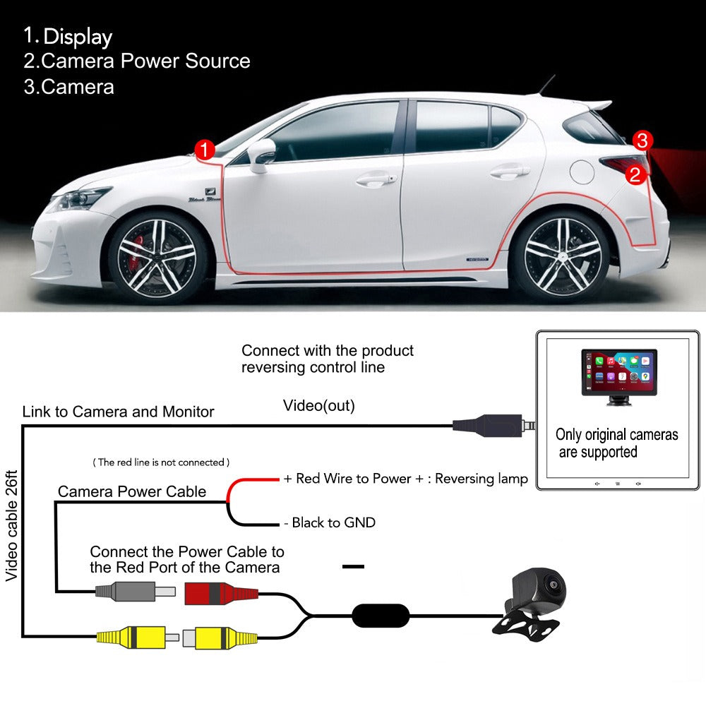 【PASLDA】2025 Upgraded Wireless CarPlay Screen fo Andriod & Iphone : The Ultimate Portable Car Play Adapter for Seamless In-Car Entertainment