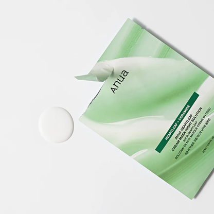 ANUA [1EA] HEARTLEAF CREAM SHEET MASK NIGHT SOLUTION 25ml
