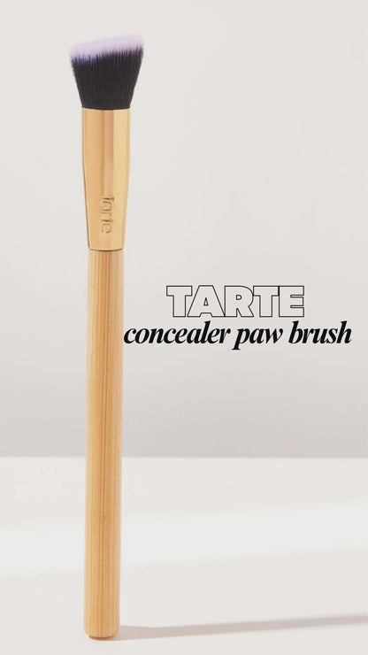 Tarte concealer paw brush - angled for seamless application