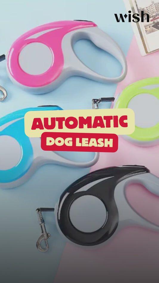 Automatic Retractable Dog Leash – Durable, Tangle-Free Walking and Running Lead for Pets