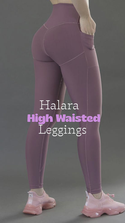 Halara UltraSculpt High Waisted Tummy Control Pocket Shaping Training Leggings